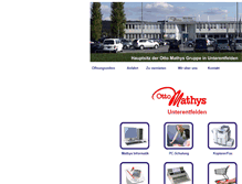 Tablet Screenshot of mathys.ch